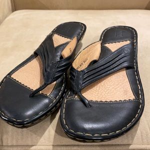 Black Born Sandals size 9B, European 40.5